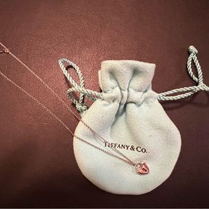 Tiffany and Co small keyhole heart necklace